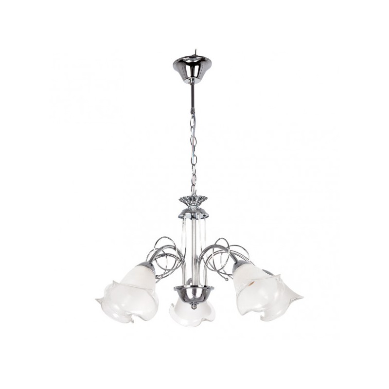 Lámpara Adelfa 5xE14 cromo Fabrilamp